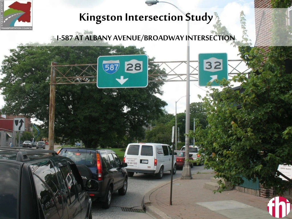 kingston intersection study i 587 at albany