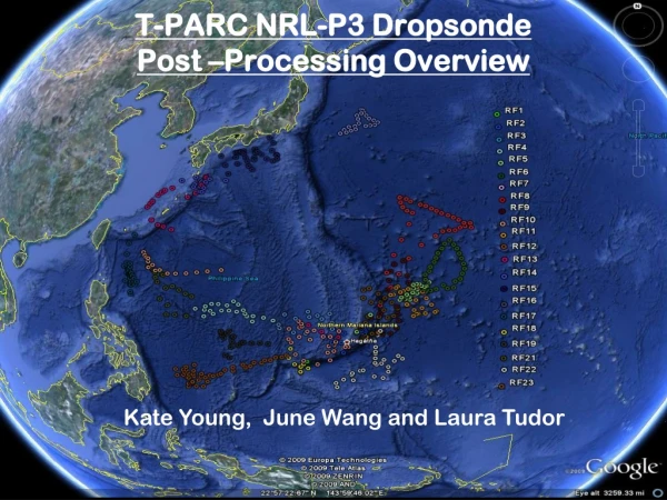 T-PARC NRL-P3 Dropsonde  Post –Processing Overview