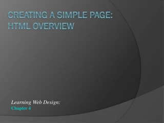 PPT - HTML Overview PowerPoint Presentation, free download - ID:6305134