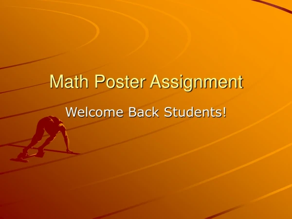 Math Poster Assignment