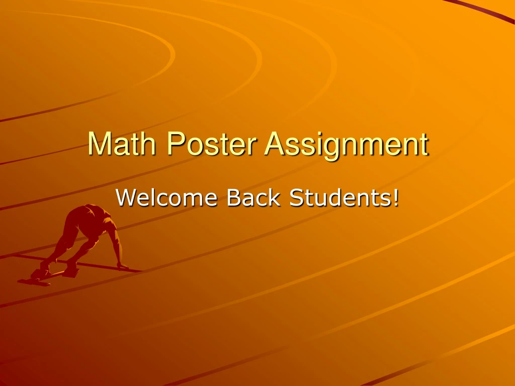 math poster assignment