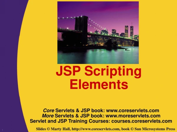 JSP Scripting Elements