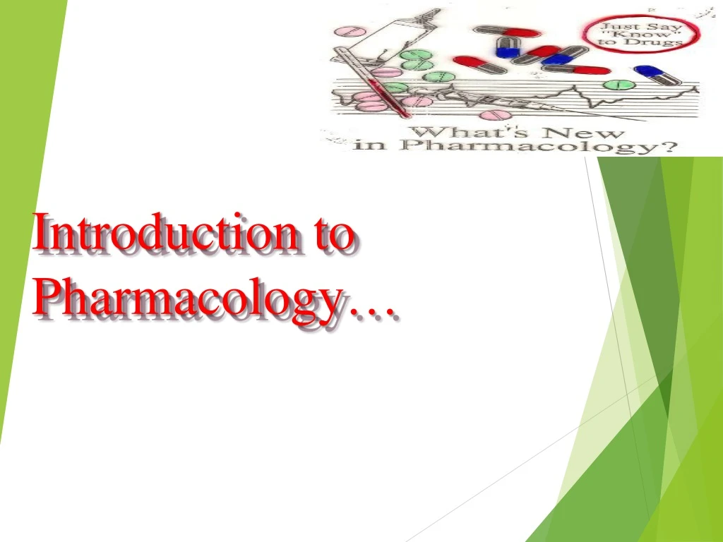 introduction to pharmacology