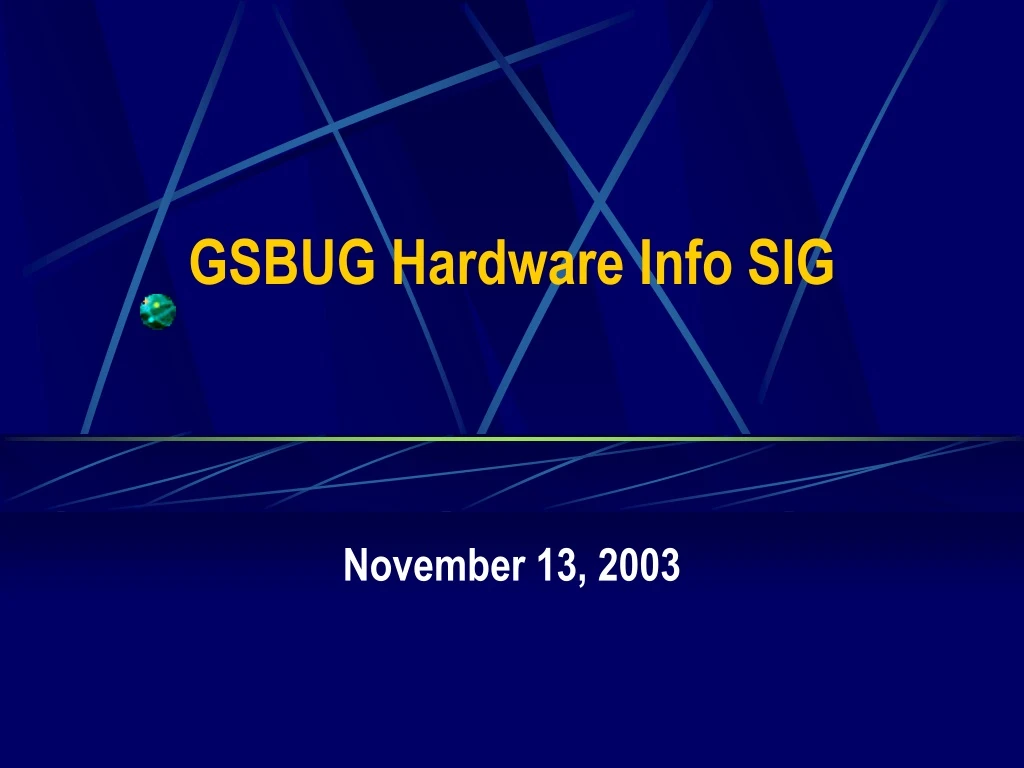 gsbug hardware info sig