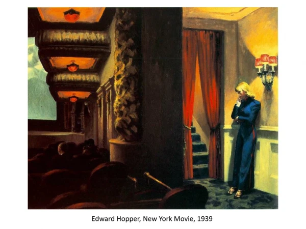Edward Hopper, New York Movie, 1939
