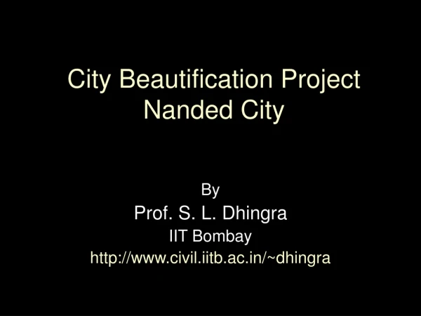 City Beautification Project Nanded City