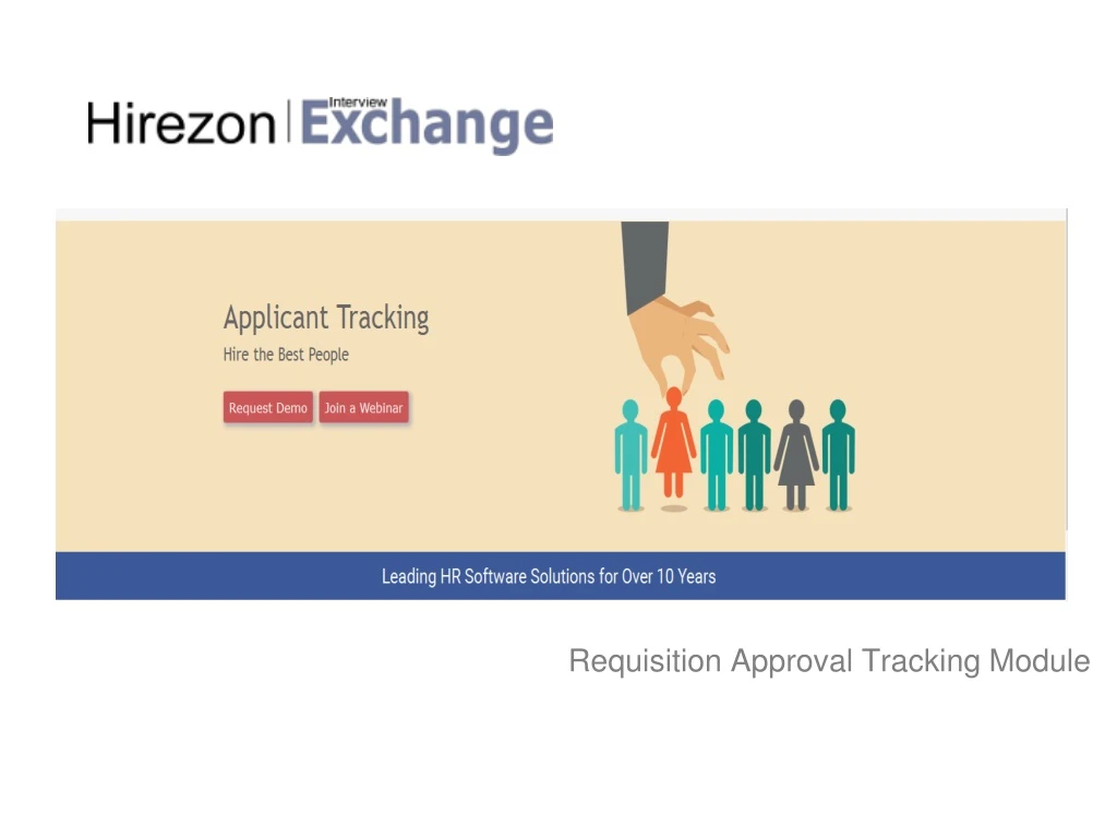 requisition approval tracking module