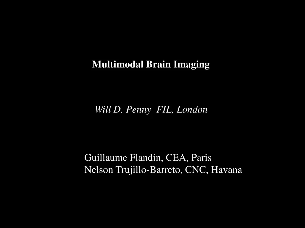 multimodal brain imaging