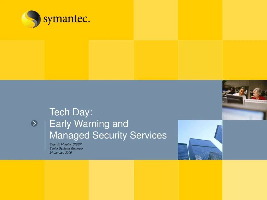 tech day early warning and managed security services