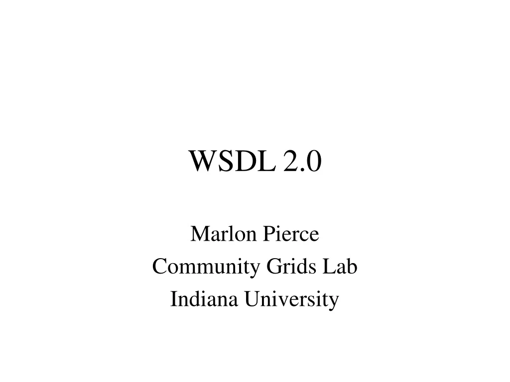 wsdl 2 0