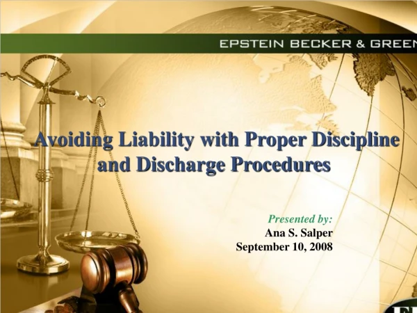 Avoiding Liability with Proper Discipline  and Discharge Procedures
