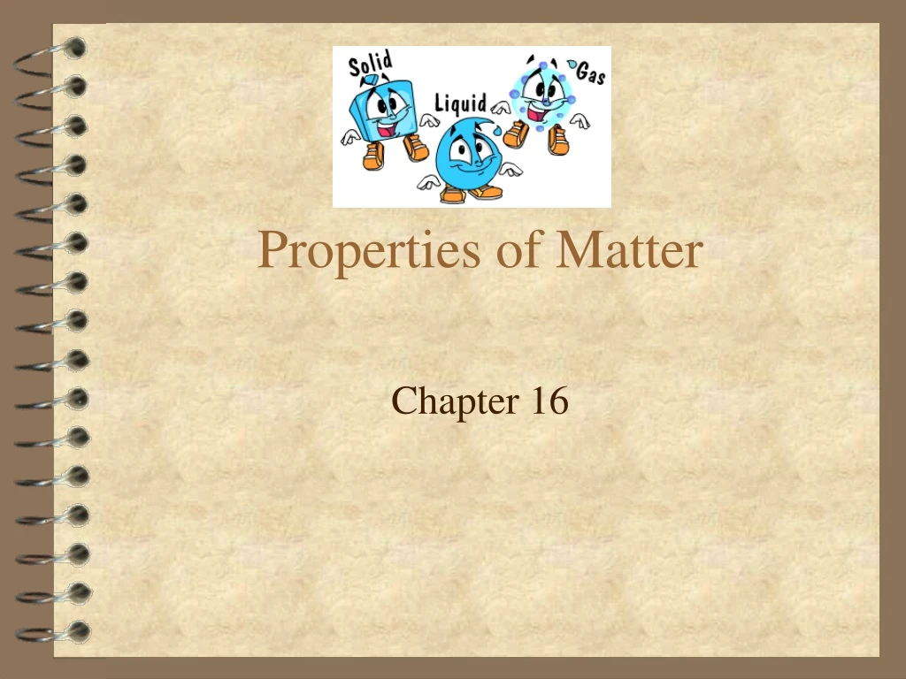 properties of matter