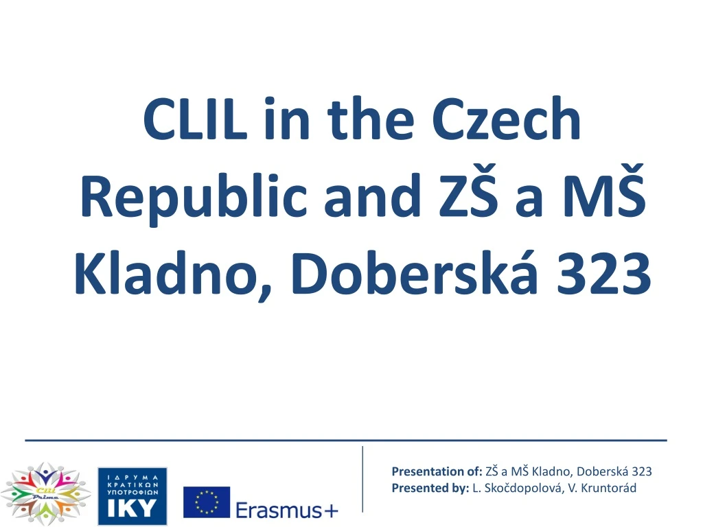 clil in the czech republic and z a m kladno dobersk 323