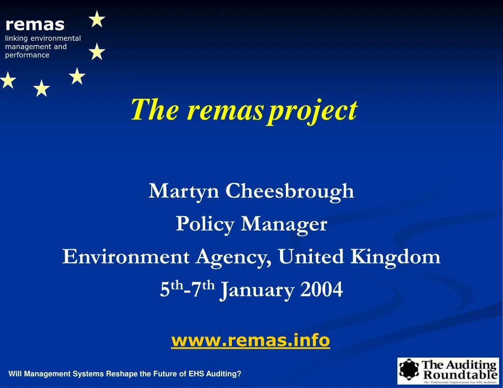 remas linking environmental management