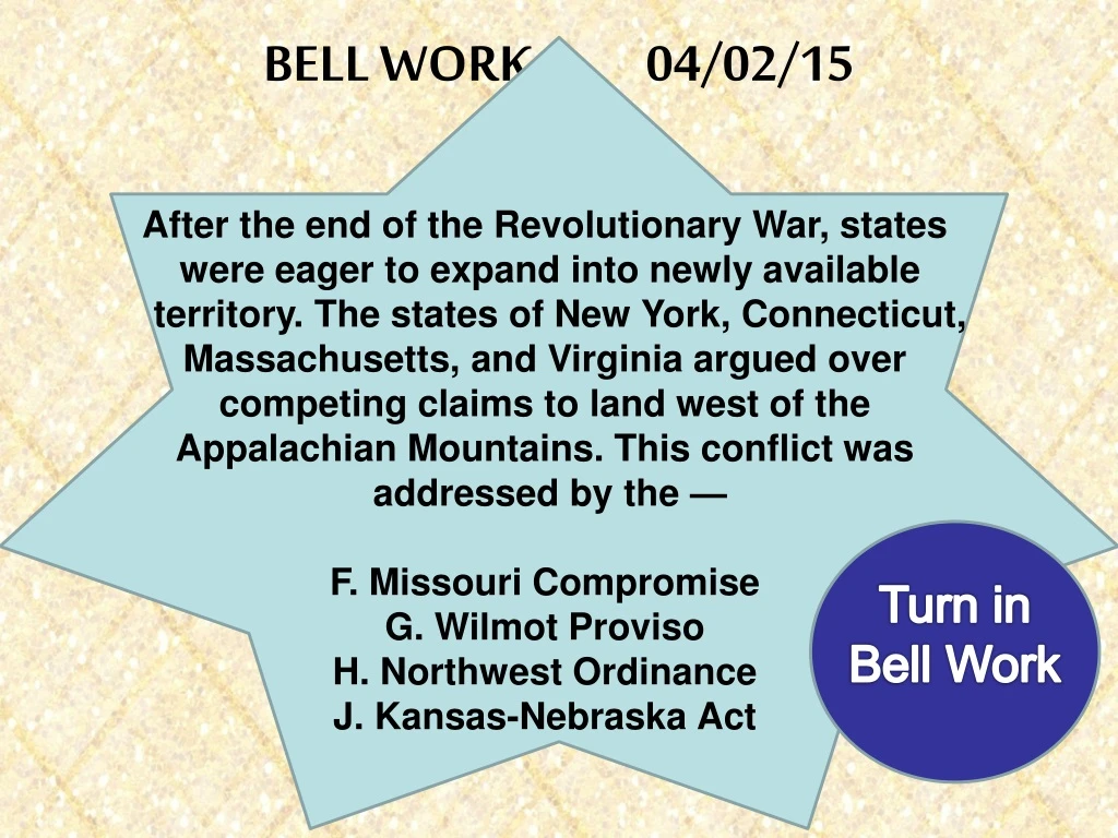 bell work 04 02 15