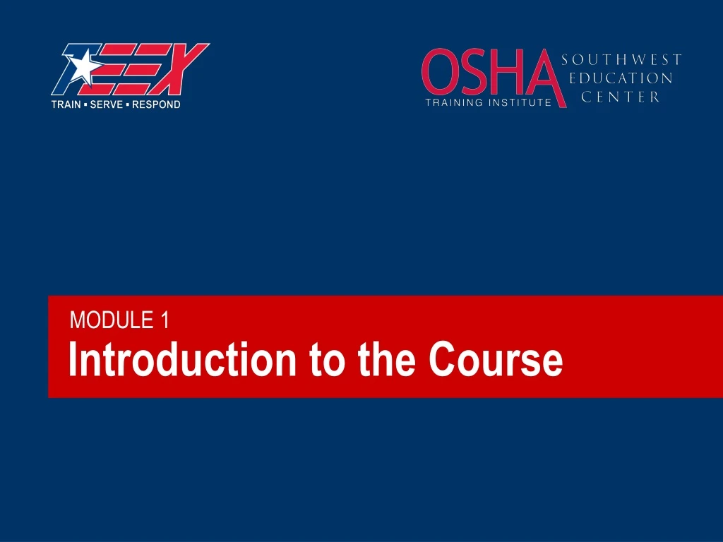 introduction to the course