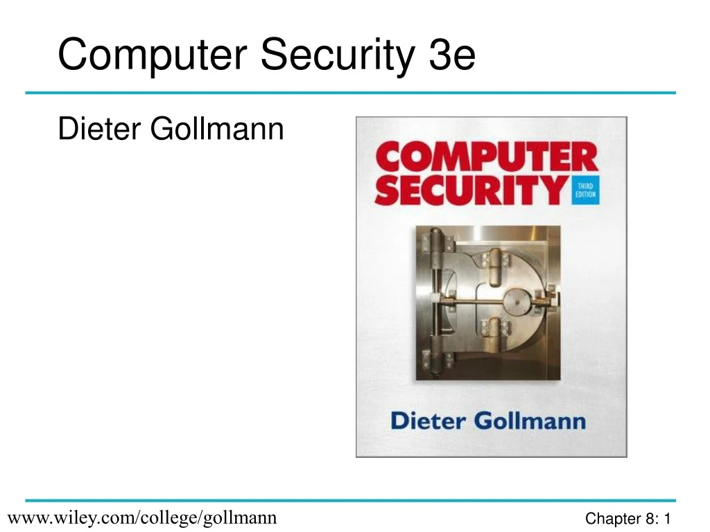 computer security 3e