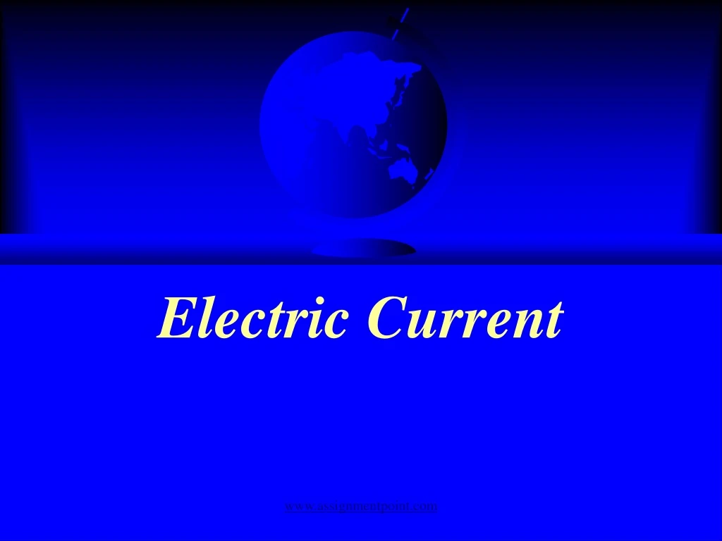 electric current