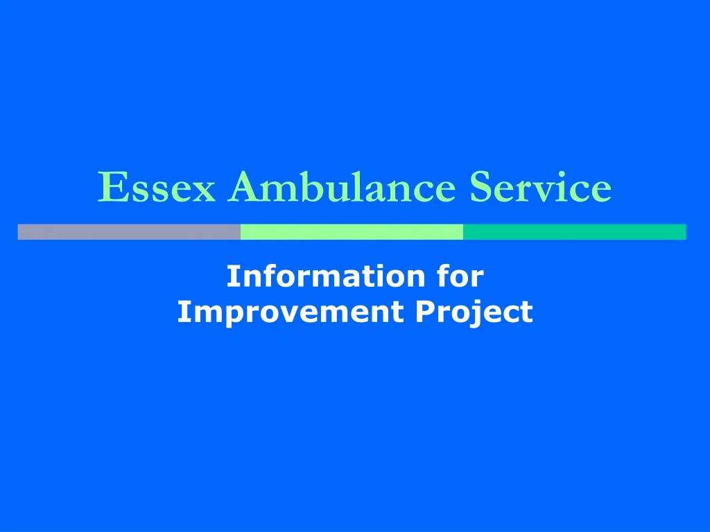 essex ambulance service