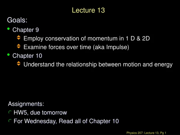 Lecture 13