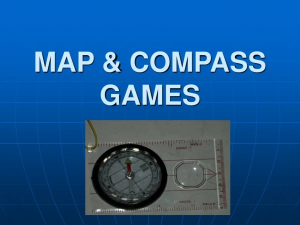 MAP &amp; COMPASS GAMES