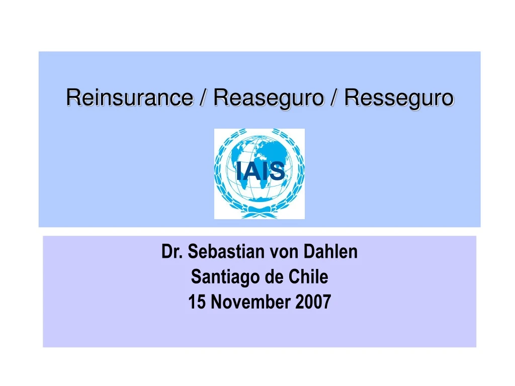 reinsurance reaseguro resseguro