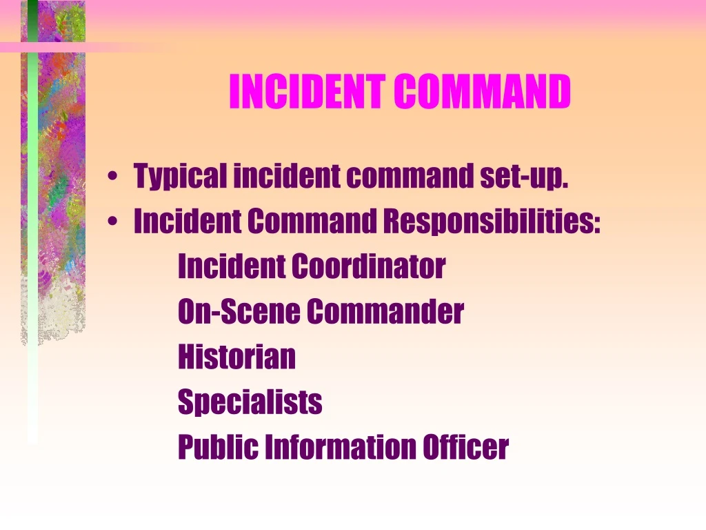 incident command