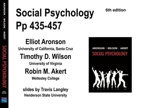 Social Psychology Pp 435-457