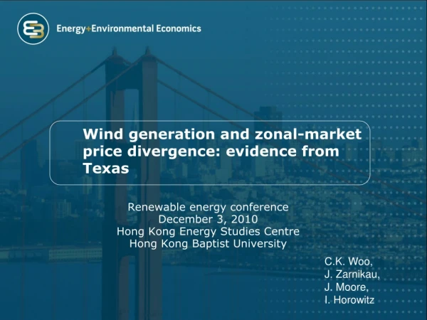 Wind generation and zonal-market price divergence: evidence from Texas