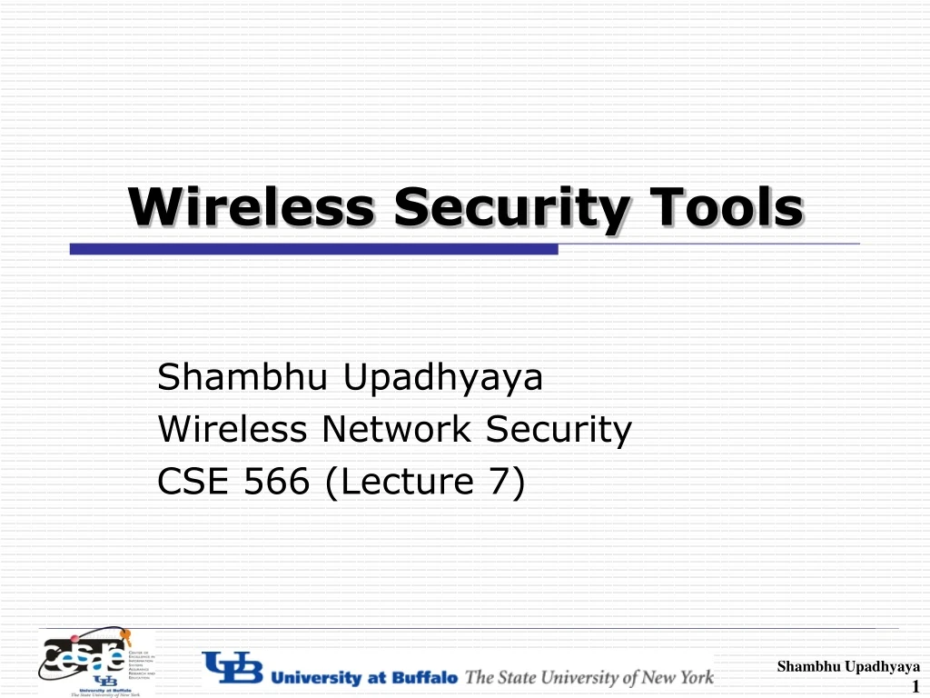 wireless security tools