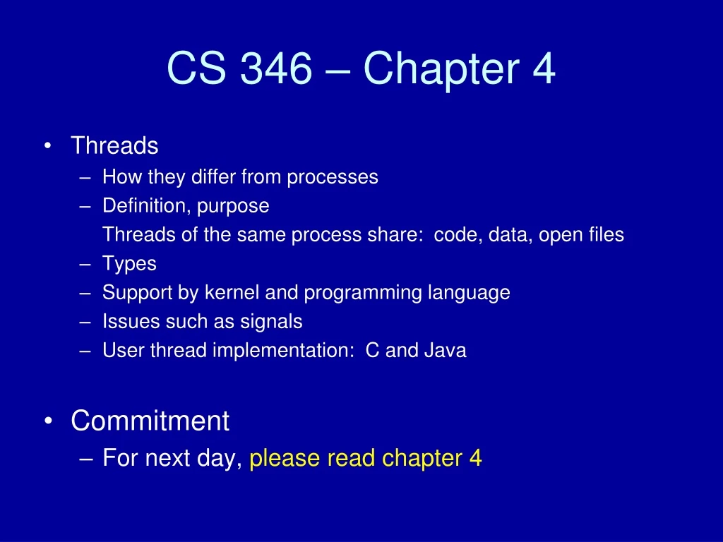cs 346 chapter 4