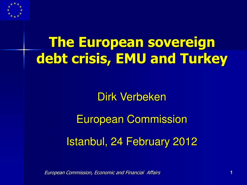 the european sovereign debt crisis emu and turkey