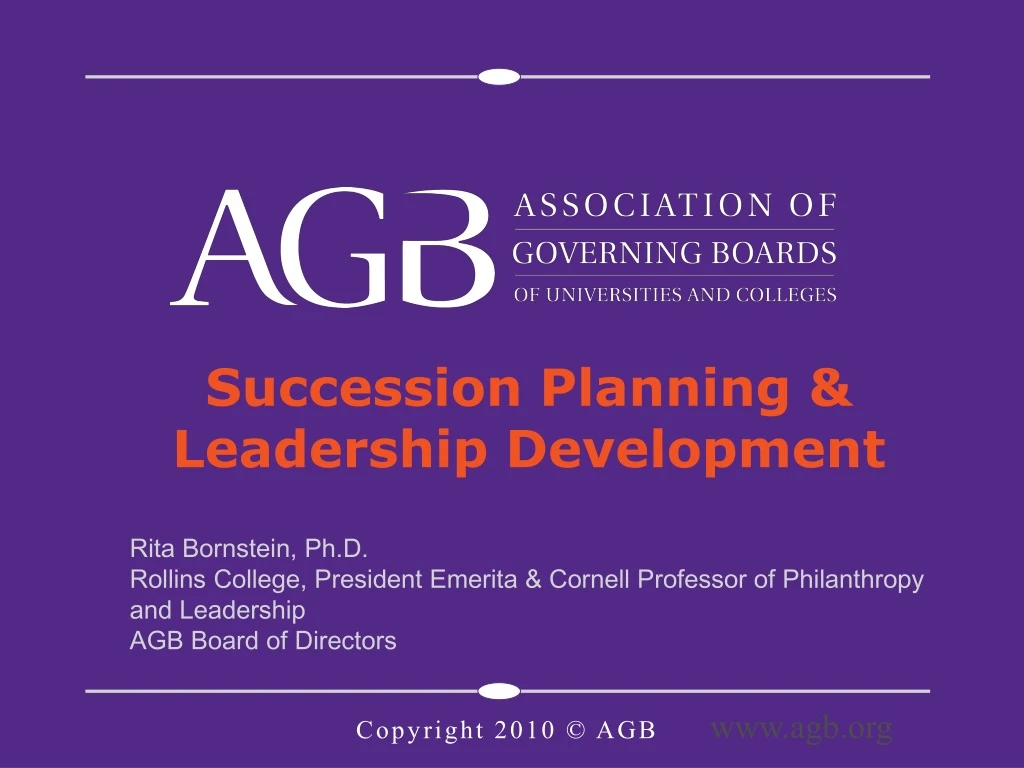 succession planning leadership development rita