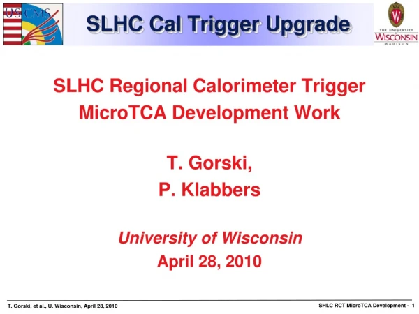 SLHC Cal Trigger Upgrade