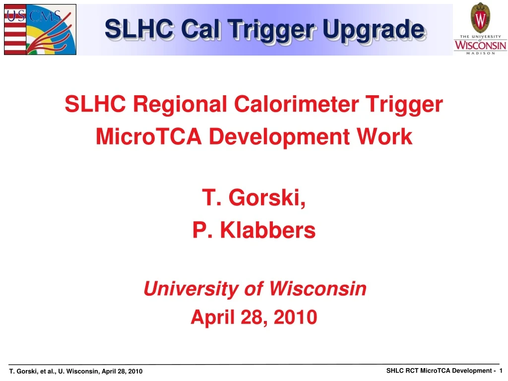 slhc cal trigger upgrade