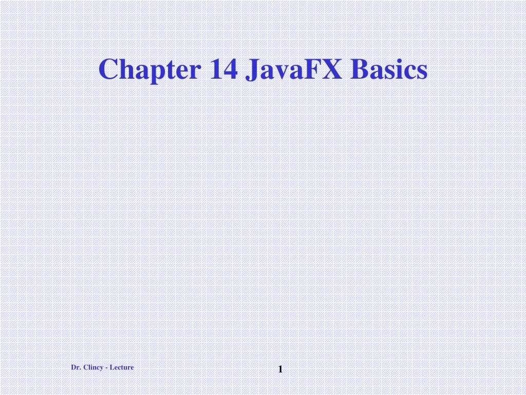 chapter 14 javafx basics