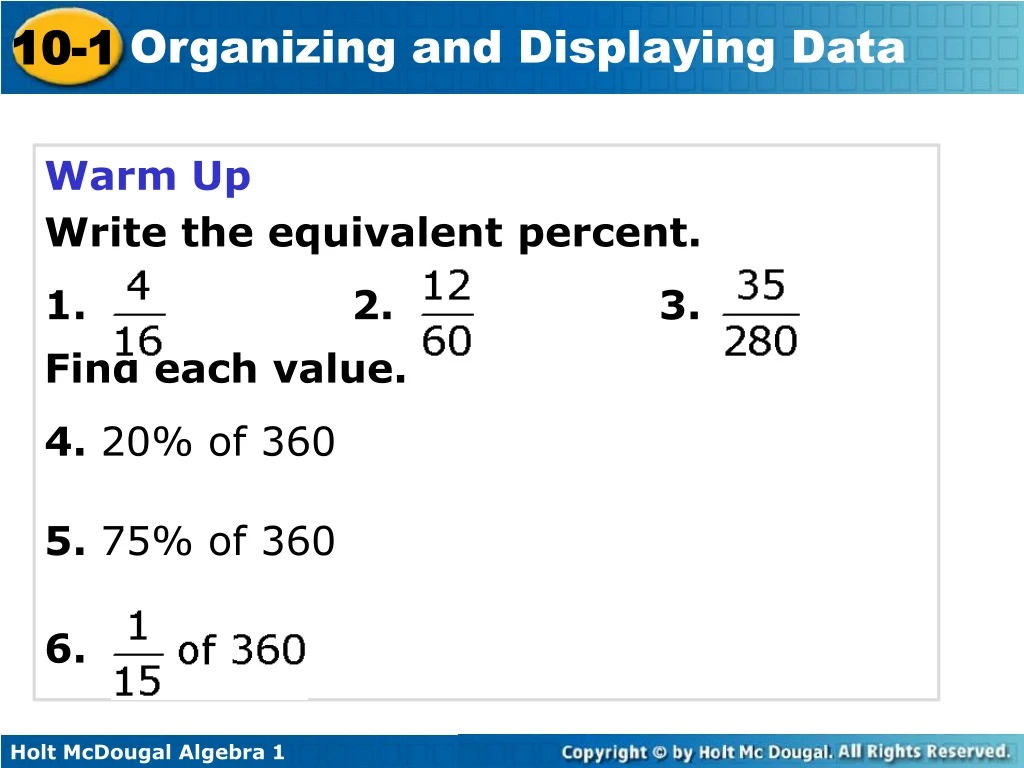 warm up write the equivalent percent 1 2 3 find