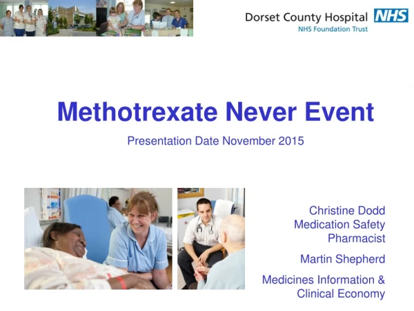 Methotrexate Never Event Presentation Date November 2015