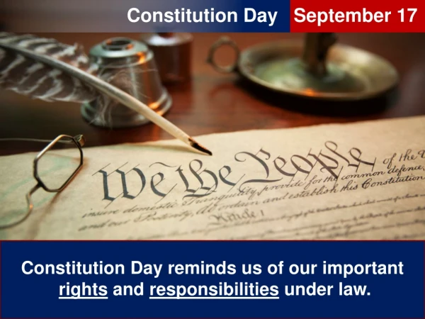 Constitution Day   September 17