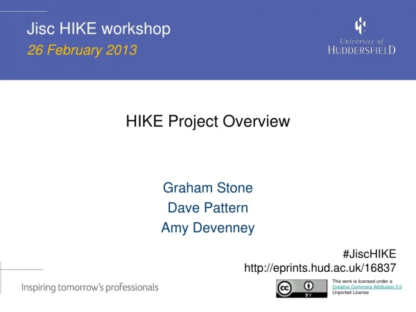 HIKE Project Overview