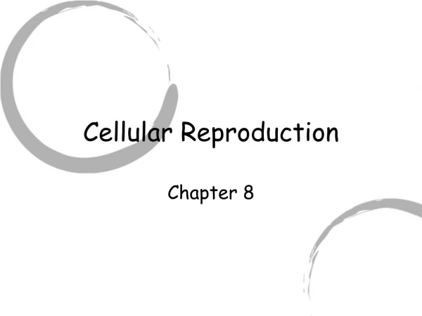 Cellular Reproduction