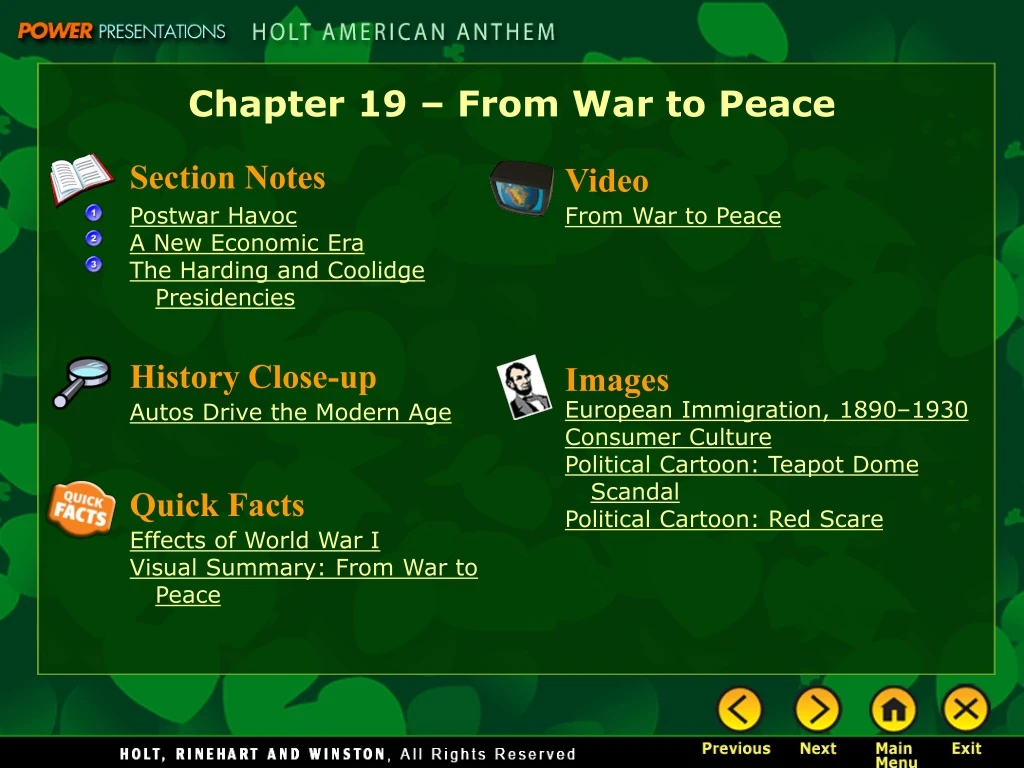 chapter 19 from war to peace