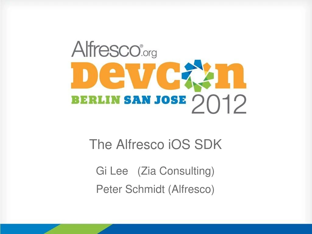 the alfresco ios sdk