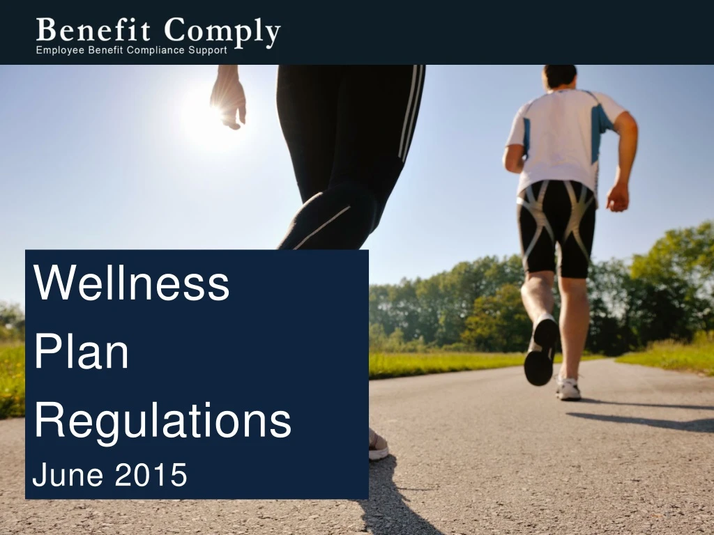 wellness plan regulations june 2015