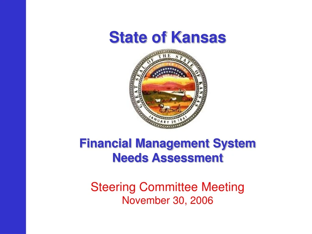 state of kansas financial management system needs