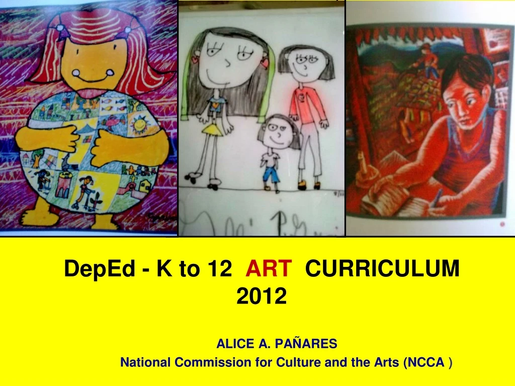 deped k to 12 art curriculum 2012