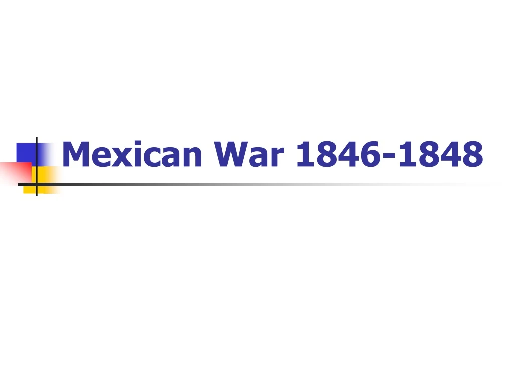 mexican war 1846 1848