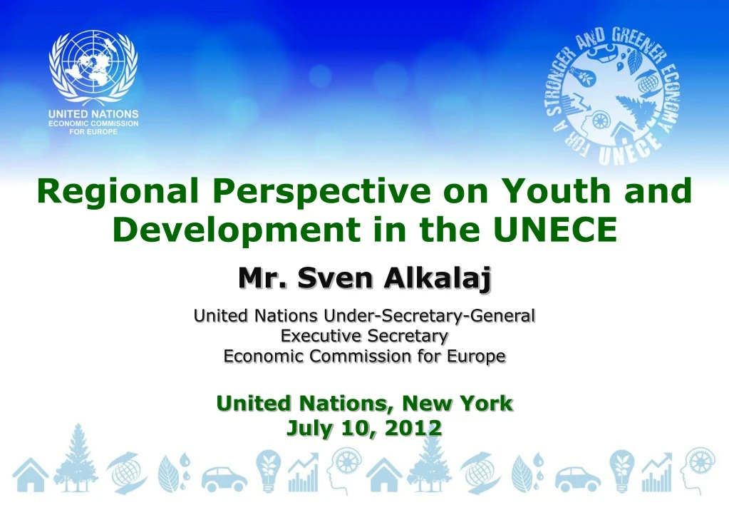 regional perspective on youth and development in the unece