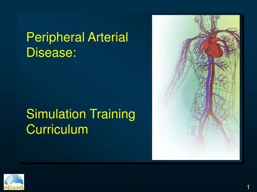 peripheral arterial disease simulation training