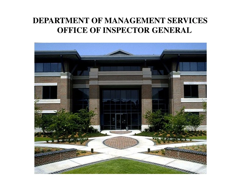 department of management services office